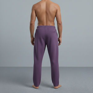 Pantalones de Hombre Personalizados OEM/ODM, Estilo Jogger, de Lona, Casuales, para Invierno, Gruesos, Transpirables, Corte Holgado, con Logotipo Impreso en DTF, 100% Algodón - Product Image 3