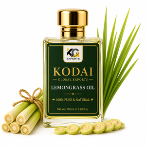 Aceite Esencial de Limoncillo de Tamil Nadu 100% Puro y Natural de Primera Calidad, Destilado al Vapor, para Aromaterapia y Cuidado Facial, Kodai Global Export - Product Image 1