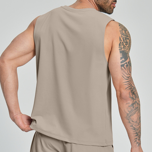 Débardeur de sport respirant pour homme, personnalisé, extensible, en nylon, pour l'entraînement, débardeur de compression athlétique - Product Image 2