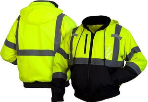 Men's High Visibility Working Hooded Pullover Sweatshirts <b>Cheap</b> Price Outdoor Work Safety Reflective Hoodie Manufacture - Product Image 4