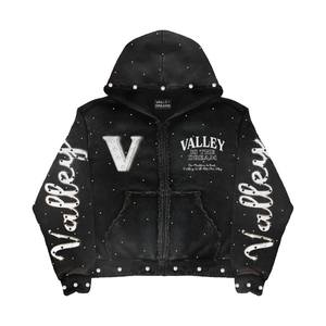 Sudadera con Capucha de Forro Polar para Hombre, de Alta Calidad, Bordada, de Invierno, con Logotipo Personalizado, de Secado Rápido y Transpirable, de Fabricante Pakistaní - Product Image 5