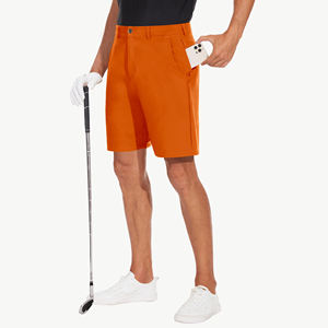 Pantalones Cortos de Golf Casuales Transpirables OEM Personalizados para Hombre con Cintura Elástica, Tejido de Punto hasta la Rodilla, Ajuste Clásico y Elásticos - Product Image 4
