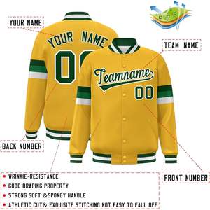Chaqueta de Béisbol Ligera Personalizada 2025, Chaqueta Universitaria con Nombre, Número y Logotipo Bordados para Hombres, Mujeres y Jóvenes, Ropa Deportiva - Product Image 4