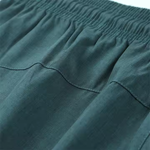 Shorts d'entraînement vintage pour hommes Outfitize, aspect denim en coton doux, style streetwear décontracté, tenues athlétiques - Product Image 2