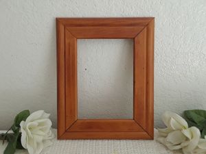 Wooden Photo <b>Frame</b> Fluted Timber Picture Display Tabletop Portrait <b>Frame</b> Home Office Decor Wood Framing Craft Holder - Product Image 6