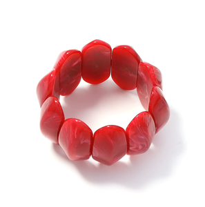Bracelets en résine imprimé léopard de haute qualité, motif animalier large en forme de pétale, bijoux faits main tendance pour femmes, parfaits pour les soirées. - Product Image 6