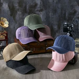 Gorra de Béisbol de Mezclilla Lavable, Estilo Retro, Suave, Transpirable, Impermeable, de 6 Paneles, Unisex, Protección Solar y Contra el Viento, Nueva Temporada Primavera-Verano - Product Image 2