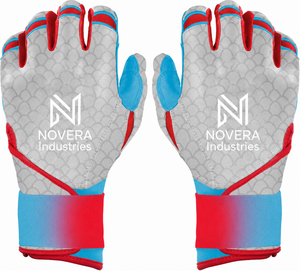 Custom Made Children's Leather <b>Baseball</b> Batting <b>Gloves</b> Breathable Quick-Dry Grip Anti-Slip Hook Loop Closure Lightweight Durable - Product Image 4