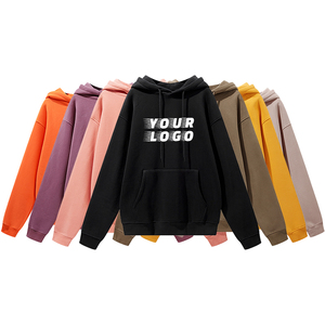 Sudaderas con Capucha de Algodón de Alta Calidad para Hombre, con Bordado y Logotipo DTG, Estilo Holgado, Unisex, Talla Grande - Product Image 2