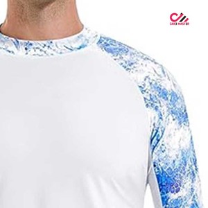 Men's Long Sleeve Rash Guard Durable Quick Dry Breathable Eco-Friendly <b>Compression</b> Fabric Spandex/Polyester Material - Product Image 4