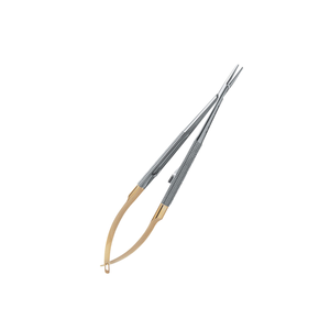 Micro Straight Castro Needle <b>Holder</b> Diamond Dusted 16 cm Surgical Dental Instrument Stainless Steel Precision Suturing Kit - Product Image 2