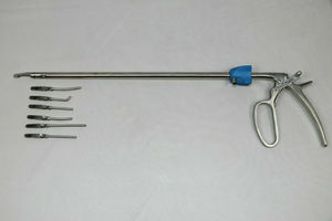 Applicateur de pinces Bulldog détachable à 6 clips 10mmx330mm, réutilisable, pour chirurgie vasculaire hospitalière - Product Image 2