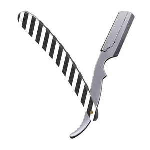 (Blade Not Included) Wood Stainless Steel Non Slip Folding Vintage Barber Straight Edge Razor Holder Old Fashioned Manual Shaver - Product Image 6