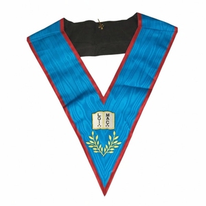 Sautoir Orator Ancient and Accepted Scottish Rite (AASR) Machine Embroidery Lace Safety <b>Pin</b> Premium - Product Image 1