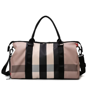 Sac de voyage et de sport à compartiments séparés pour vêtements secs et mouillés, grande capacité, coloré, design tendance, idéal pour la gym et les voyages - Product Image 1