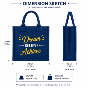 Sac fourre-tout en jute bleu imprimé sur mesure, écologique, réutilisable, pour courses, cadeau promotionnel, plage, mariage, avec poignées en corde - Product Image 2