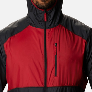 Nouvelle veste coupe-vent élégante pour homme avec fermeture éclair, ensemble coupe-vent fin pour l'hiver, prix de gros, mode personnalisée - Product Image 5