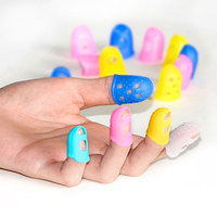 Soft Silicone Guitar Finger Protectors Anti-Pain Breathable Anti-Slip Beginner String Instrument Practice 10 Pcs