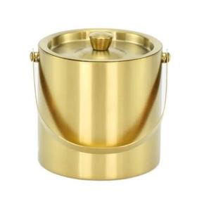 Seau à glace décoratif en cuivre et acier inoxydable de qualité supérieure avec finition antique, récipient à glace pour bar, refroidisseur à vin - Product Image 4