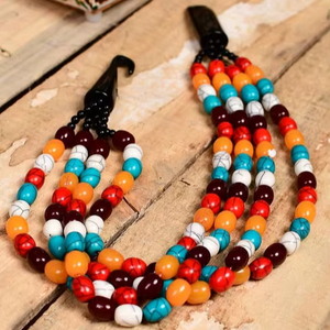 Collier en résine coloré fait à la main pour femmes et filles, bijoux classiques à la mode - Product Image 1