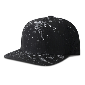 หมวกแก๊ปตาข่ายสีดำแบบ Snapback 6 แผง ปรับขนาดได้ ระบายอากาศ กันน้ำ เหมาะสำหรับกิจกรรมกลางแจ้ง สวมใส่ได้ทั้งผู้ใหญ่ 男女  ฤดูใบไม้ผลิ ฤดูร้อน - Product Image 6