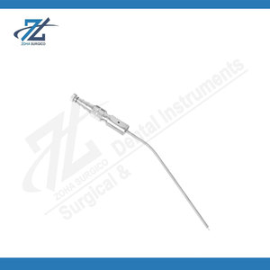 Tube d'aspiration Frazier en acier inoxydable, instrument chirurgical d'aspiration avec contrôle par le doigt pour la neurochirurgie et la chirurgie générale - Product Image 2