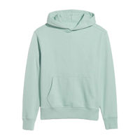 Sweat à capuche épais pour homme, 430 grammes, 100% polyester, coupe classique, doublure intérieure brossée douce