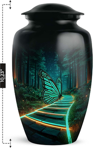 Urnas Funerarias Decorativas de Latón para Cenizas de Adultos, Urnas Hechas a Mano para Hombres y Mujeres - Product Image 2
