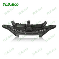 Grilles de voiture YLB Grille supérieure de pare-chocs avant Grille d'entrée d'air automobile pour Honda Fit 2014 OEM 71120-T5R-A10 71120-T5R-A00