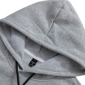 Personnalisé Hommes 100% Coton Solide Écologique Jogging Survêtement Surdimensionné Pull à Capuche Pantalon de Survêtement Style Décontracté Hiver Grande Taille - Product Image 3