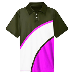 Camiseta Polo Deportiva Transpirable de Secado Rápido, 100% Poliéster, de Buena Calidad, con Diseño de Logotipo Personalizado, Manga Corta, Informal, para Golf - Product Image 1