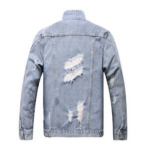Chaquetas Vaqueras para Hombre al por Mayor, Estilo Más Popular, Nueva Llegada, Última Tendencia en Moda Urbana, Chaquetas Vaqueras Desgastadas - Product Image 2