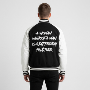 Custom Street Wear Logo Patches <b>Baseball</b> Jacket Truckers Letterman Base <b>Ball</b> Custom Leather Varsity Jacket for Men - Product Image 4