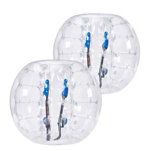 Pacco 2 4FT/1.2M palle gonfiabili paraurti in PVC spesse 0.8mm corpo Sumo Zorb palline per giochi di squadra all'aperto criceto Bubble Play paraurti - Product Image 1