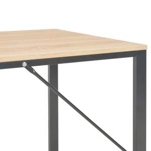 Escritorio para computadora de madera de ingeniería en negro y roble con metal con recubrimiento en polvo, muebles duraderos y elegantes - Product Image 6