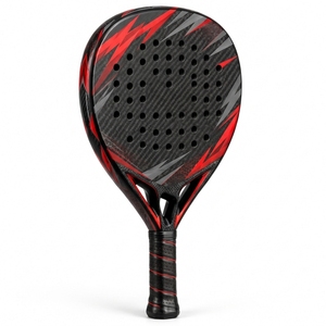 Raquette de padel au design ergonomique, poignée antidérapante, idéale pour une manipulation confortable, l'entraînement et les jeux de compétition - Product Image 2