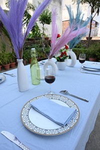Durable <b>Square</b> Solid Table Cloth Washable Table Cover Eco Friendly Table Cloth Cotton At Bulk Price - Product Image 2