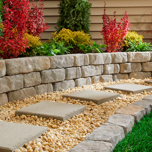 Natural Yellow Pebble <b>Stone</b> Mixed Irregular Shape for Garden Landscaping Decoration - Product Image 6