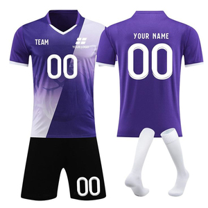 ชุดฝึกซ้อมฟุตบอล โพลีเอสเตอร์ ซับลิเมชั่น เสื้อฟุตบอลพิมพ์ลายตามสั่ง น้ำหนักเบา ระบายอากาศได้ดี เสื้อกีฬา - Product Image 3