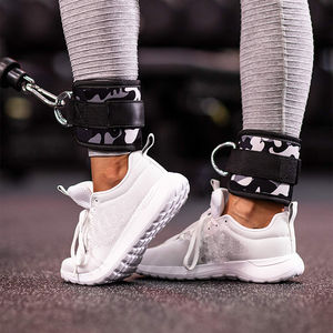 Correa ajustable para tobillo para máquina de cable, ideal para ejercicios de gimnasio, extensiones de piernas, glúteos, abductores de cadera y levantamiento de pesas. - Product Image 4