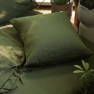 Housse de coussin en lin de style moderne, de haute qualité, unie, pour canapé, pour la maison, l'hôtel, taie d'oreiller décorative - Product Image 5