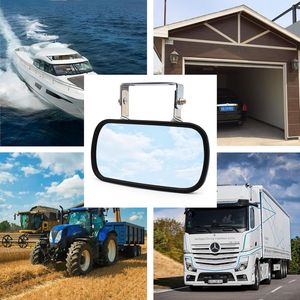 Specchio Convesso in Acciaio Inox 8 x 4 Pollici, Design Rettangolare per Molteplici Scenari, Migliora la Visibilità di Trattori, Barche, Auto - Product Image 2