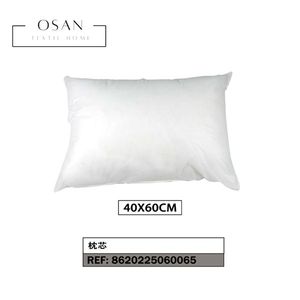 Almohada Minimalista Sólida y Esponjosa de 40x60 cm, Relleno 100% Fibra de Poliéster, Almohada Cómoda para Dormir - Product Image 3