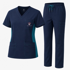 Professional Medical Uniform <b>Set</b> Designed For <b>Doctors</b> Nurses And Healthcare Workers With Comfortable Unisex Scrub Suit - Product Image 4