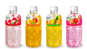 Jugo de piña vietnamita con Nata De Coco Botella de PET de 310ml Refresco natural de frutas y verduras para mayoristas - Product Image 6