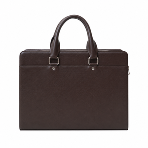 Genuine Leather Classic Luxury Large Capacity <b>Briefcase</b> <b>Laptop</b> <b>Bag</b> Business Tote Satchel Document Case for Office Travel - Product Image 1