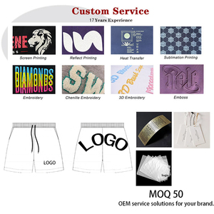 Shorts de jogging pour hommes en coton délavé à l'acide, en molleton bouclette à ourlet brut, style vintage, streetwear, respirant et antibactérien – Meilleures ventes - Product Image 6
