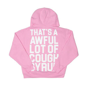 Sweat à capuche zippé réversible personnalisé en molleton épais respirant pour homme, hiver, imprimé COUGH SYRUP, style streetwear - Product Image 5