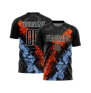Wholesale Custom Soft Breathable <b>Soccer</b> Jersey Kits 100% Polyester Sublimation with Printed Logo Top Style Adults Made OEM - Product Image 2