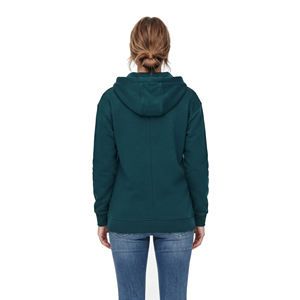 Chaqueta de maternidad con cremallera para mujer, chaqueta polar con capucha y cremallera para invierno, chaqueta de maternidad extragrande para embarazo y lactancia para mujer - Product Image 3